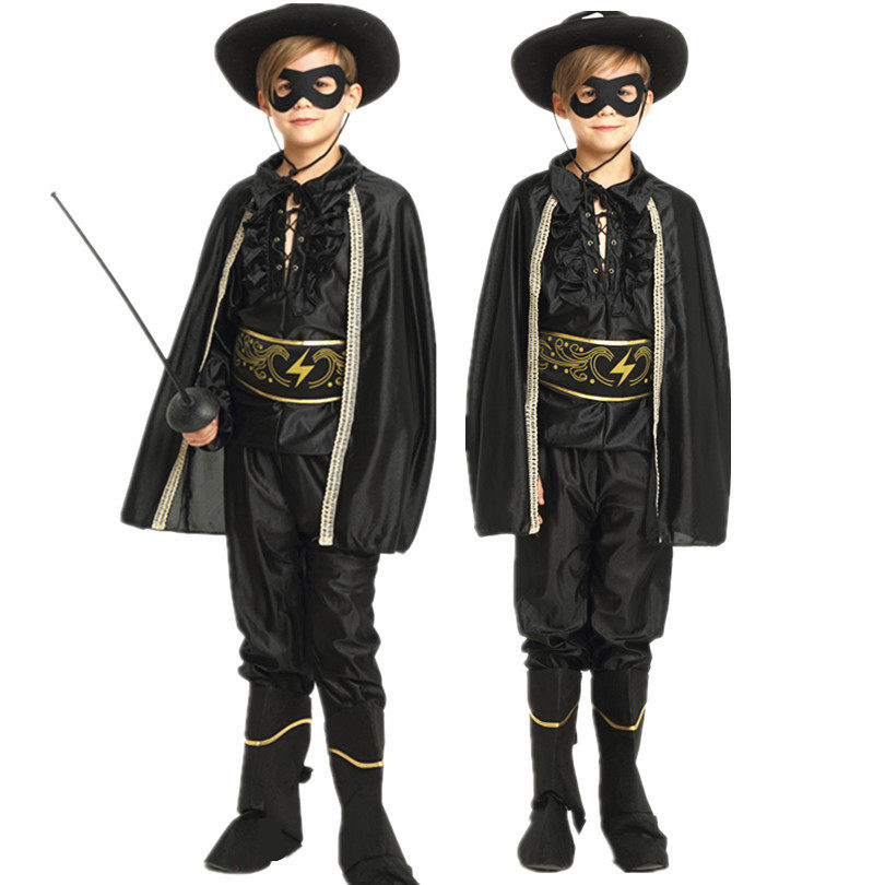 万圣节佐罗服装成人情侣儿童男女化妆舞会cosplay佐罗演出服装