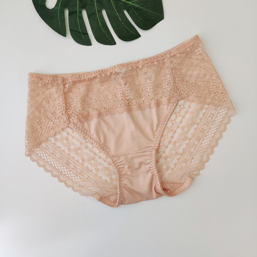 黑色高级蕾丝内裤无痕透气舒服
