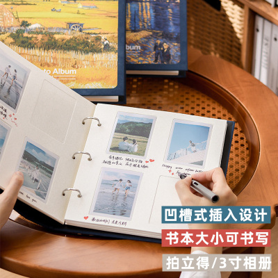 相册本纪念册大容量影集可写字拍立得mini收纳本宝宝成长记录册3寸相簿婚礼签到本情侣七夕礼物