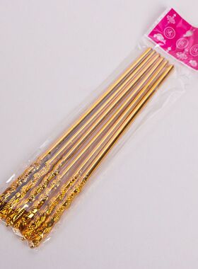 金色电镀龙头筷供奉17cm三双