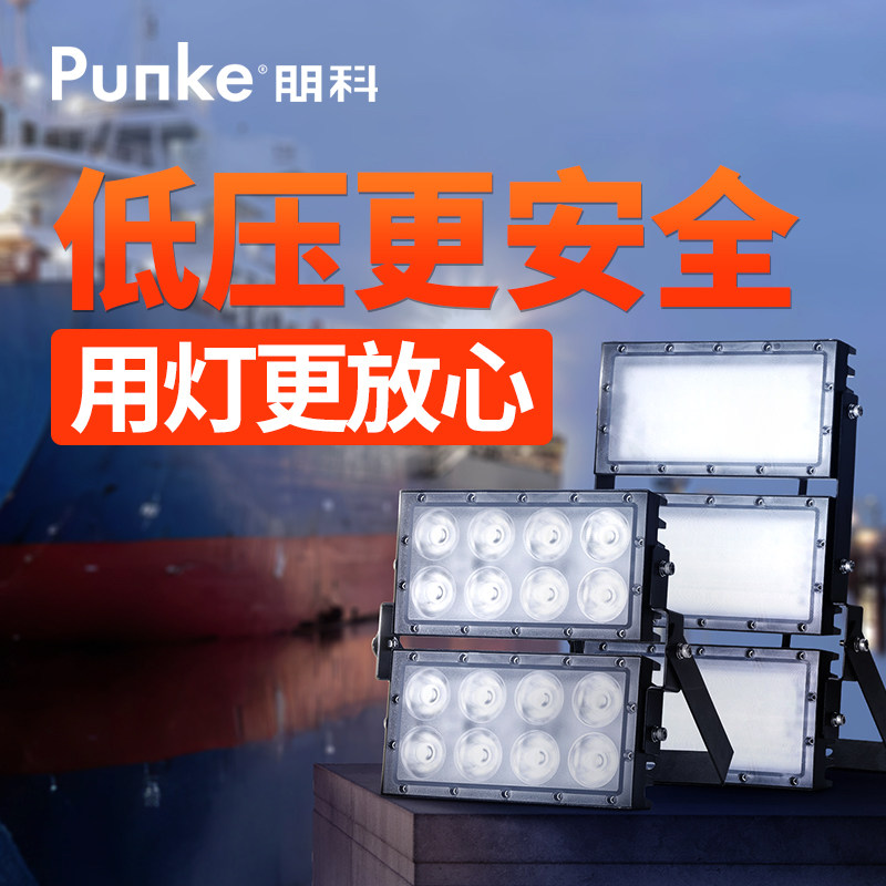 特亮施工灯直流低压照明灯应急投光灯12v24工地工作灯远光探照灯