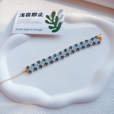 【如果的事】纯手工串珠手链民族宫廷风米珠手链成品女生礼物