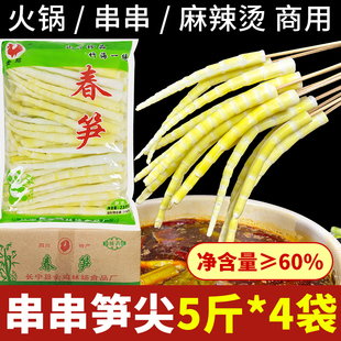 四川新鲜竹笋嫩笋尖春笋笋子清水小竹笋罗汉笋串串笋火锅笋商用