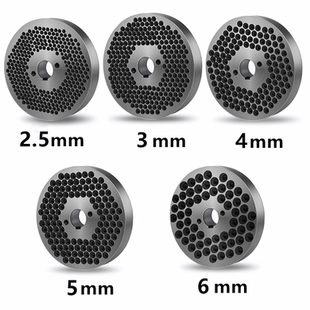 150 260 160 230 300压盘制粒配件 210 饲料颗粒机磨盘模板125