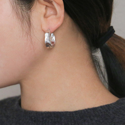 安塔诗原创设计925银女新潮耳环