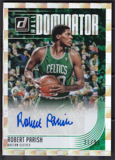 NBA球星卡 Panini 50大巨星 凯尔特人队 帕里什 亲笔签字卡限99