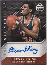 NBA球星卡 Panini 尼克斯队传奇 伯纳德金 签名 亲笔签字卡限99