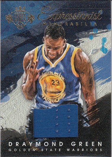 NBA球星卡 Panini 勇士队 德拉蒙德 格林 油画怒吼限量球衣卡