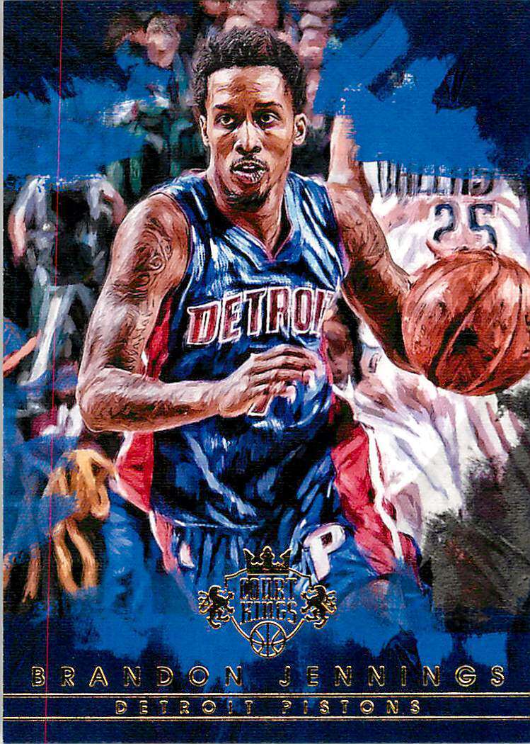 【mj卡世界】nba球星卡 panini 活塞队 詹宁斯 油画帕尼尼