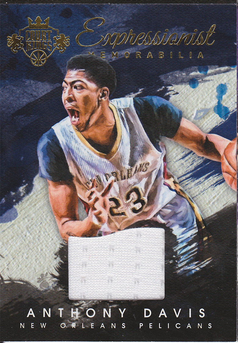 nba球星卡 panini 鹈鹕队浓眉哥 安东尼 戴维斯 油画限量球衣卡