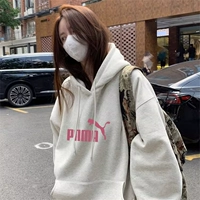 Цветочный серый капюшон плюс бархат (розовый лейбл)