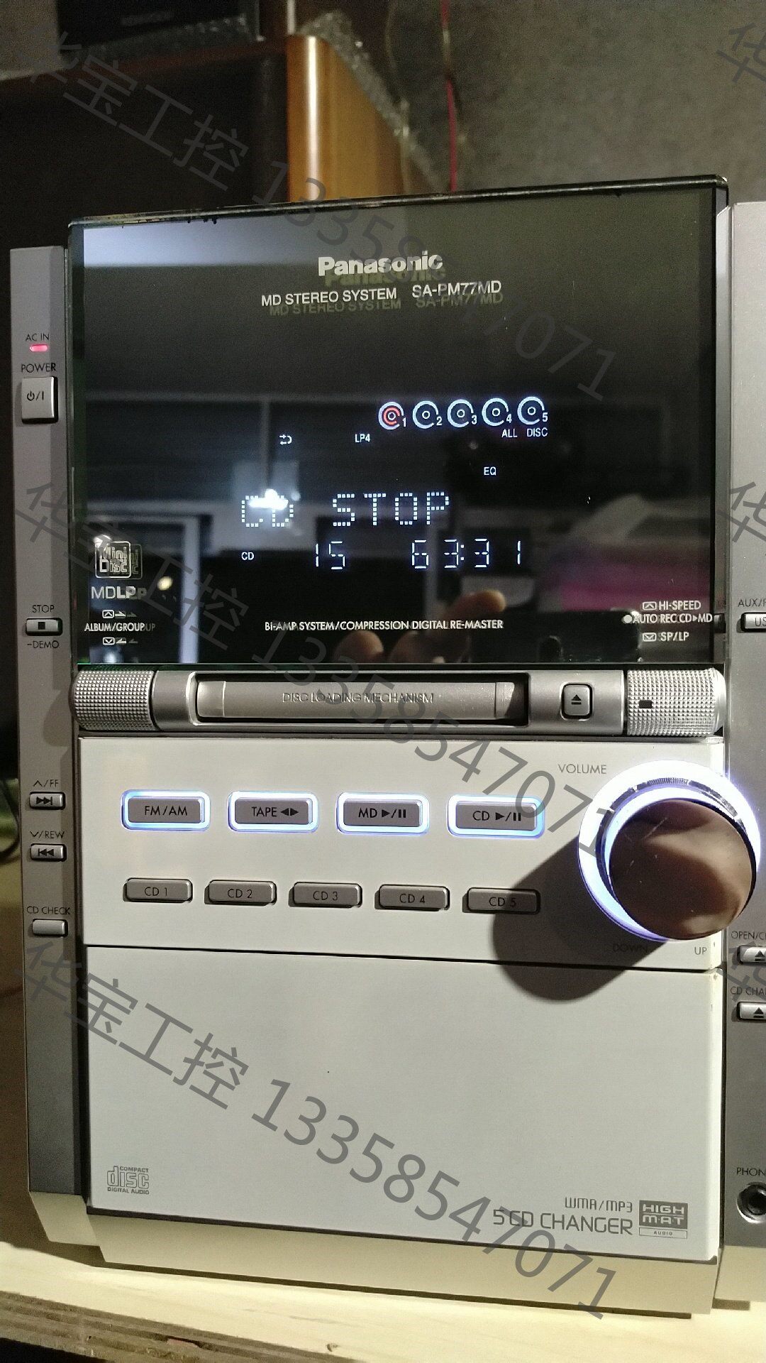 议价 原版日本本土松下sa-pm77md组合音响