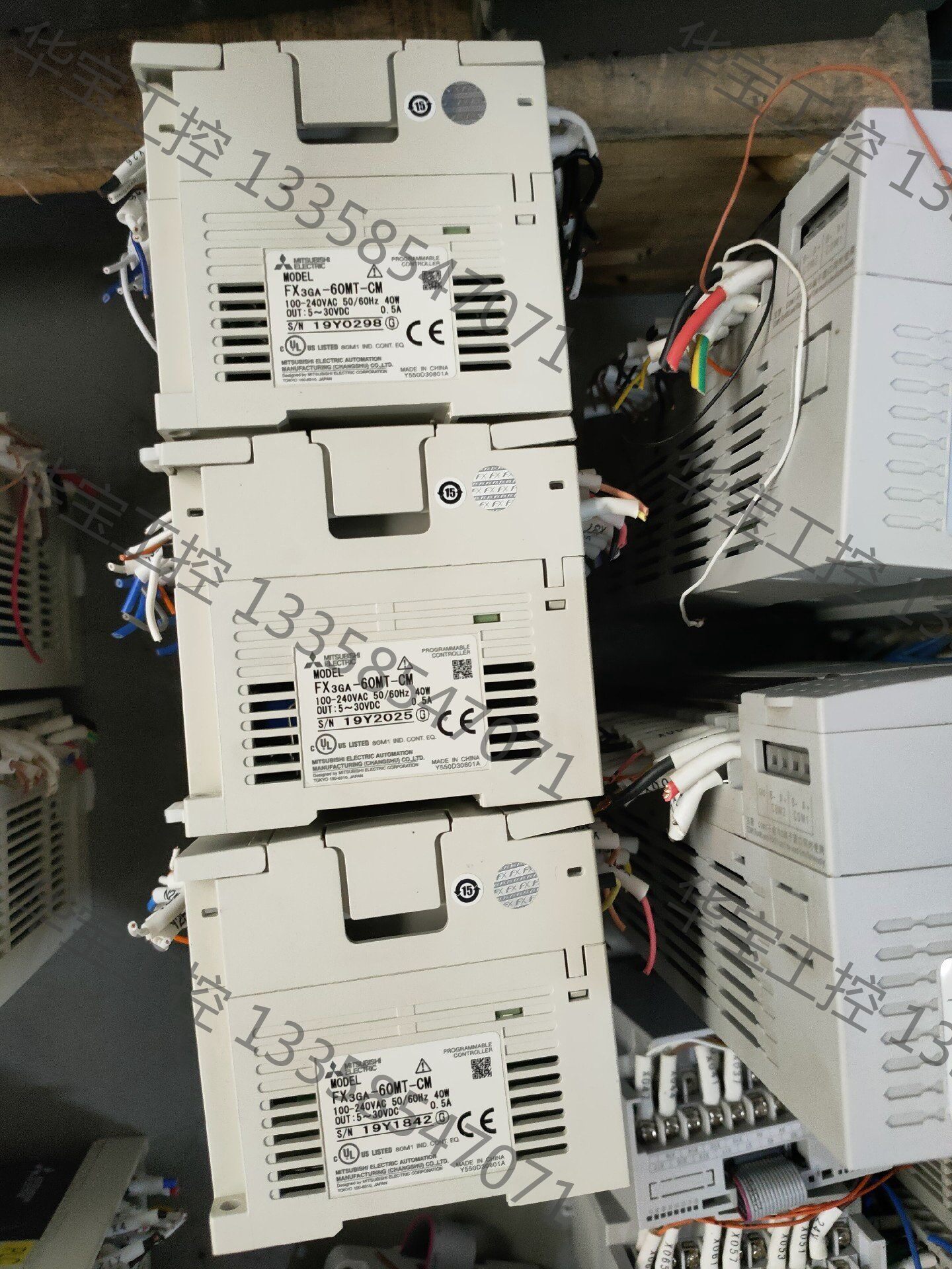 议价 三菱plc fx3ga-60mt-cm回货三台 成色漂亮 功
