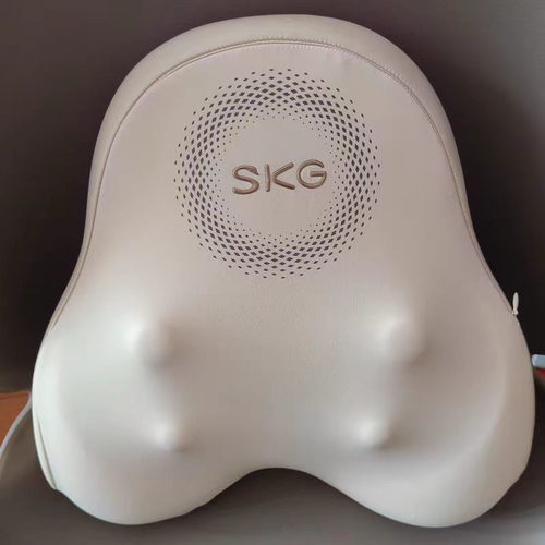 SKG腰部按摩器T5二代按摩靠垫T7二代腰椎背推揉按摩仪肩揉捏加热