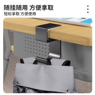 五金家具太空铝挂钩挂钩免打孔强力承重门后挂钩厨房橱柜门上挂钩