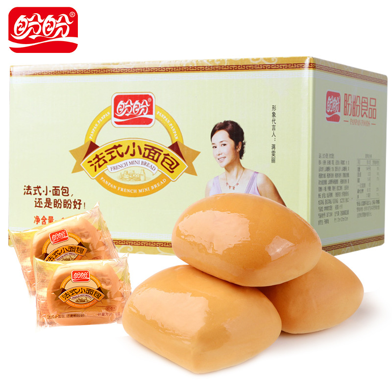 盼盼法式小面包1500g奶香味早餐软面包即食零食休闲食品春节年货
