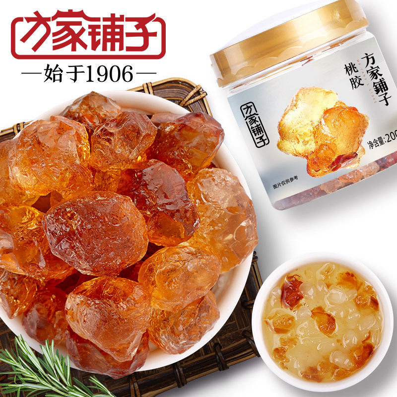 方家铺子老树桃胶罐装植物胶质