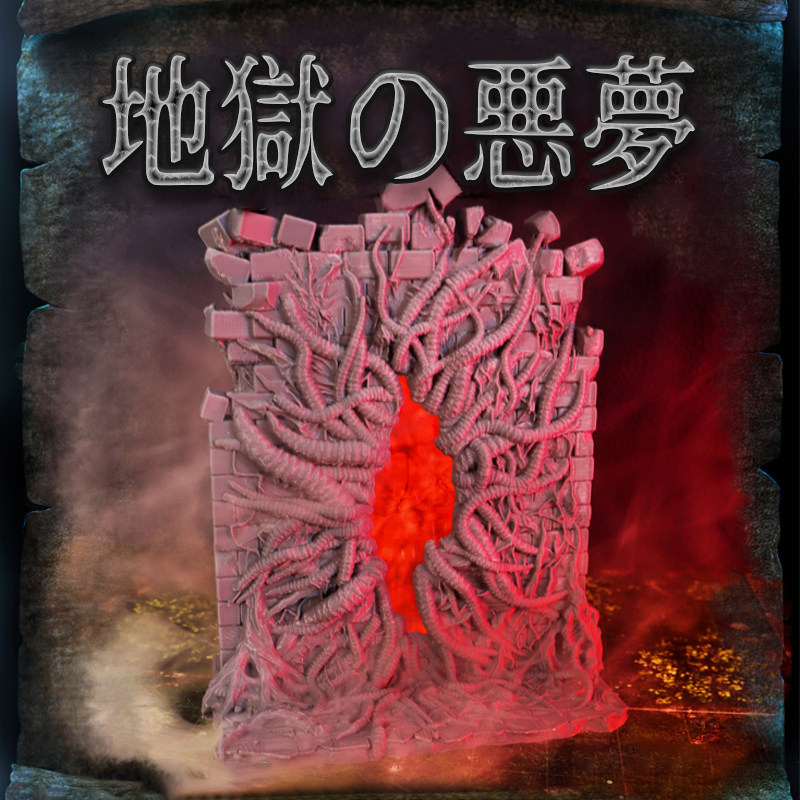 地狱之门桌游摆件手办模型
