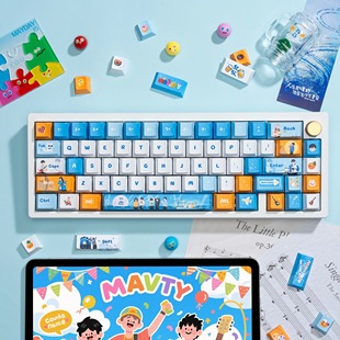 五月天胡萝卜键帽wmls定制5525纪念团pbt热升华原厂高度键帽