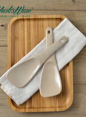 HUSK'SWARE壳氏唯稻谷壳天然环保食品级饭勺盛饭铲子不粘锅可用勺