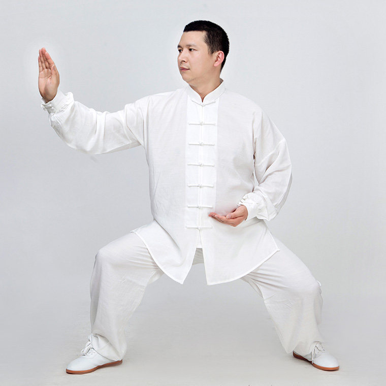 秋季加厚太极服男士练功服高档夏季薄款中老年太极拳女士服装