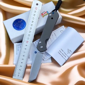 定制版 克里斯里夫CR钛合金折叠刀S35VN钢高硬度野营随身便捷小刀