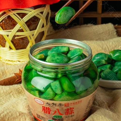腊八蒜河南咸菜大蒜开胃下饭菜
