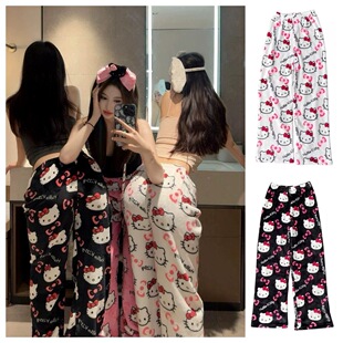 Hello Kitty flannel pajamas Christmas Sanrio cartoon winter