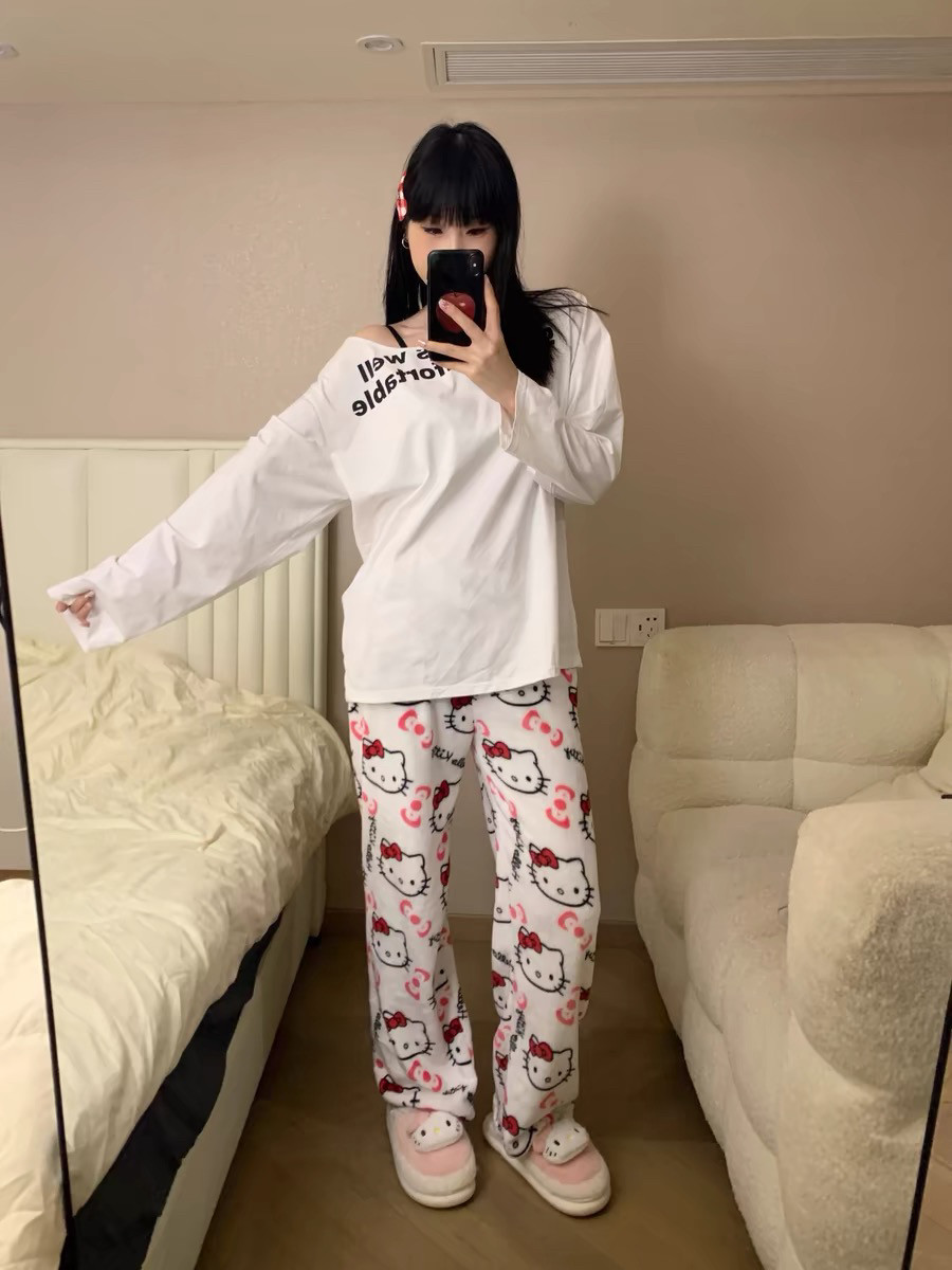 HelloKitty女生可爱睡睡裤/家居裤