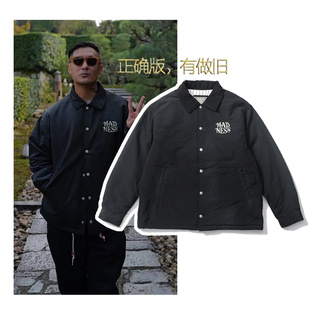 现货 MADNESS潮牌余文乐同款 日产尼龙夹棉夹克工装棉服外套 25AW