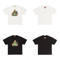 Japanese-style retro and cute cartoon printed original short-sleeved T-shirt, unisex printed trendy top thumbnail 2
