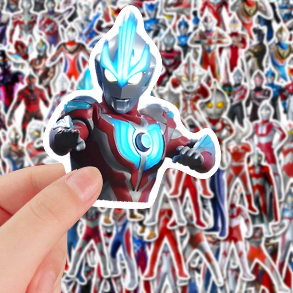 200张奥特曼贴纸迪迦赛罗动漫周边奖励学生贴画自粘墙面桌面防水