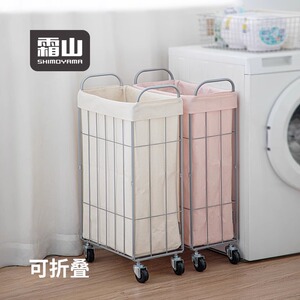 可折叠移动脏衣篮衣服收纳筐