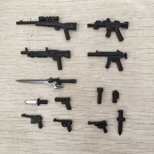 1/12手枪武器配件适配女神装置figma机娘30ms改件shf素体散货模型