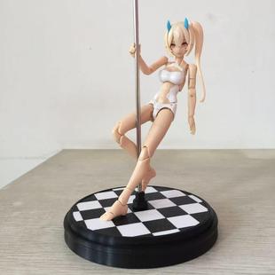 1/12地台 适配shf女神装置机娘figma改件30ms 女兵人模型场景配件