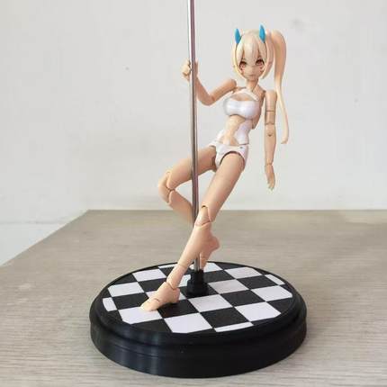 1/12地台 适配shf女神装置机娘figma改件30ms 女兵人模型场景配件