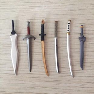 3.75寸欧洲长剑武器配件1/18特种部队可动兵人偶手办散货场景模型