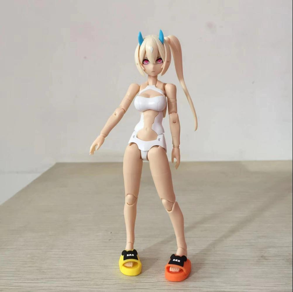 拼装机娘1/12女兵人模型配件