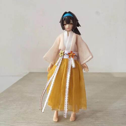 拼装机娘裙子衣服 适配女神装置30ms素体改件 1/12女兵人模型配件
