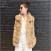 咔咔皮草 背心 优雅立领马甲 冬天万能单品 俄罗斯紫貂