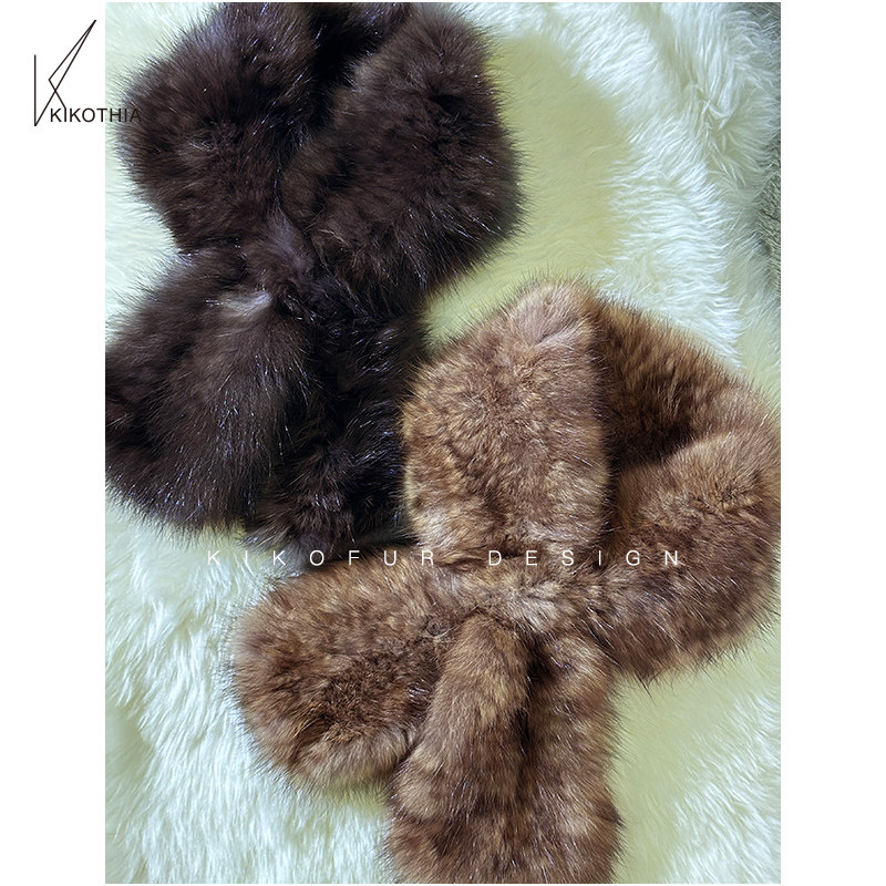 咔咔皮草 超A级 肉嘟嘟 超级柔软加厚加密俄罗斯紫貂编织围巾,服饰配件/皮带/帽子/围巾,围巾/丝巾/披肩,淘宝优惠券,粉丝福利购,淘宝优惠卷