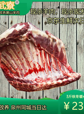 草原散养山羊腿生羊肉