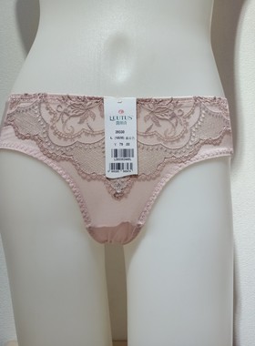 露蒂诗女士绣花网纱透明性感三角内裤69330配套满2条包邮中腰M码