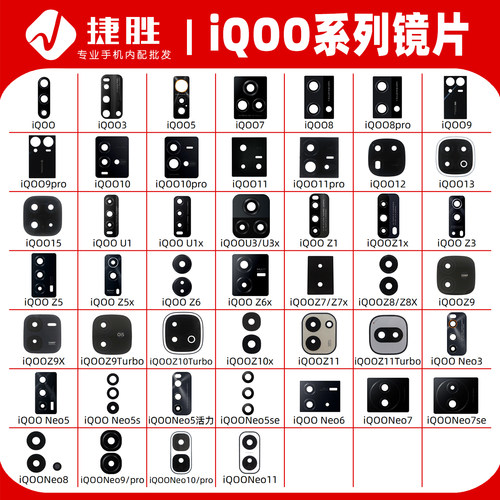 适用IQOO系列摄像头镜片