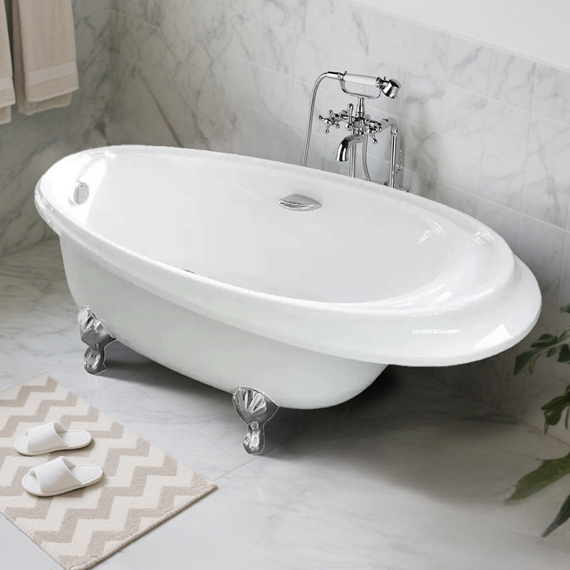 TOTO珠光浴缸PPY1610/1810HIPT独立式家用成人泡澡1.6/1.8米浴盆