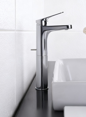 TOTO水龙头DL363-1/2 高把单柄冷热水双控陶瓷阀芯桌台上盆出水嘴