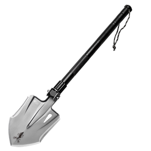 zunelotoo多功能工兵铲锰钢加厚兵工铲户外求生救援装备车载折叠