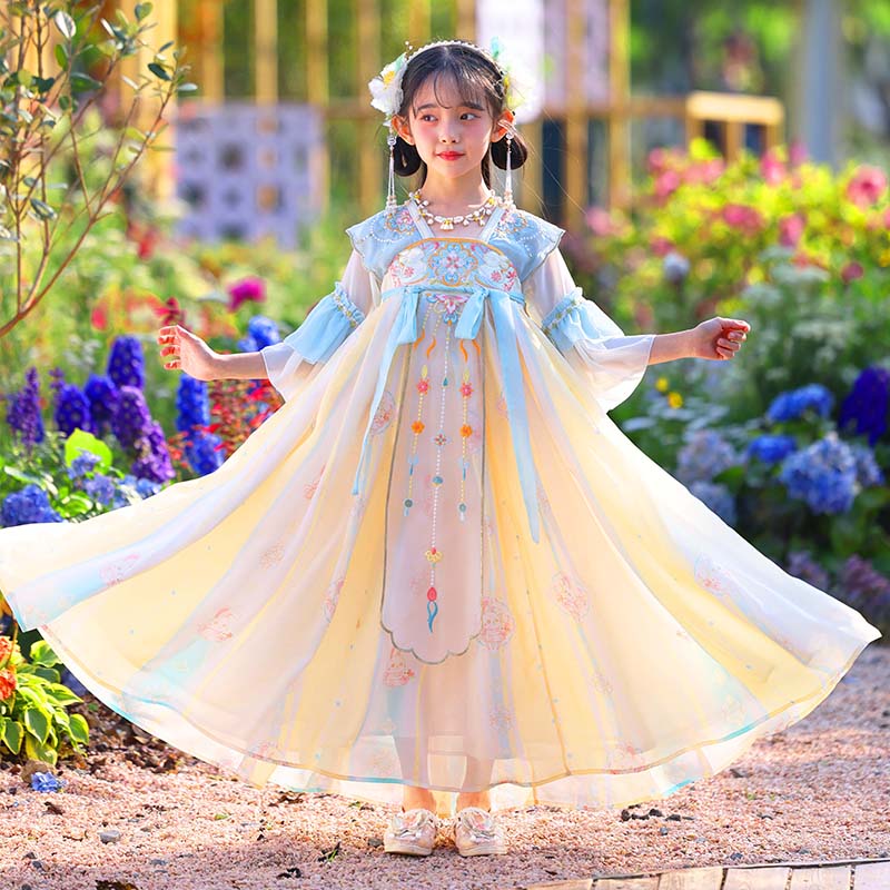 2699女童夏季汉服连衣裙