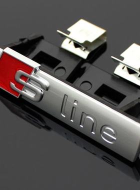 新老奥迪A4L A6L A3Q5Q3叶子板 sline四驱中网标运动中网尾标侧标