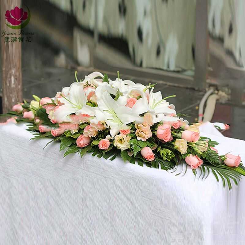 商家自配送上门会议桌花鲜花